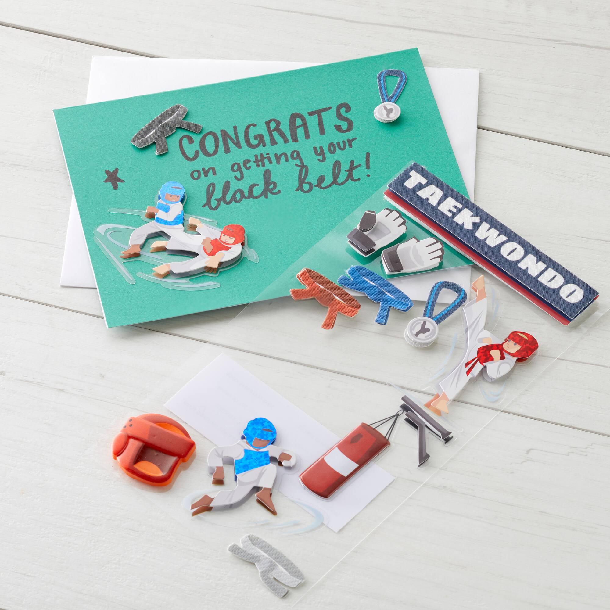 Tae Kwon Do Dimensional Stickers by Recollections™